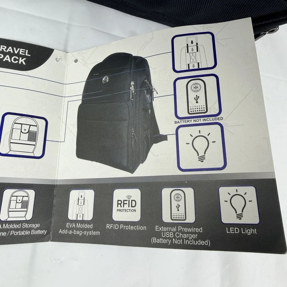 SWISSDIGITAL 38 L Laptop Backpack Simm 1.0 Deluxe Backpack Black